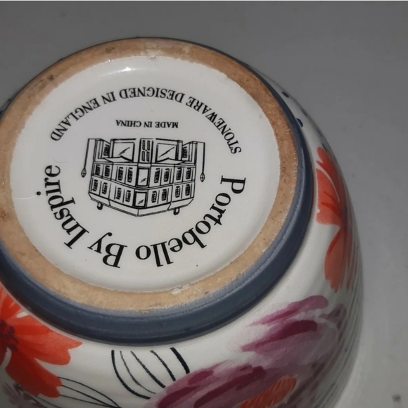 Portebello By Inspire Mug, made in China. Stoneware designed in England Floral - Picture 3 of 5